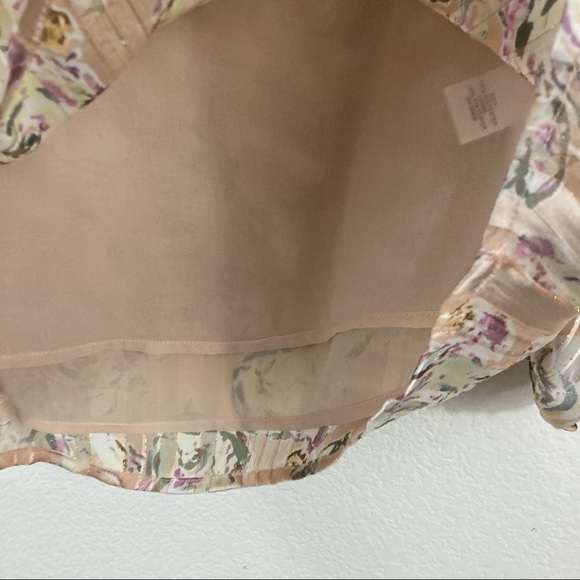 CHELSEA & VIOLET FLORAL VICTORIAN V NECK BLOUSE, XS - Picture 7 of 11